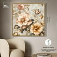 thumbnail image 5 of Retro Rose II Canvas Romantic Floral Art by Art Remedy, Gold Frame, 40 x 40, 5 of 7