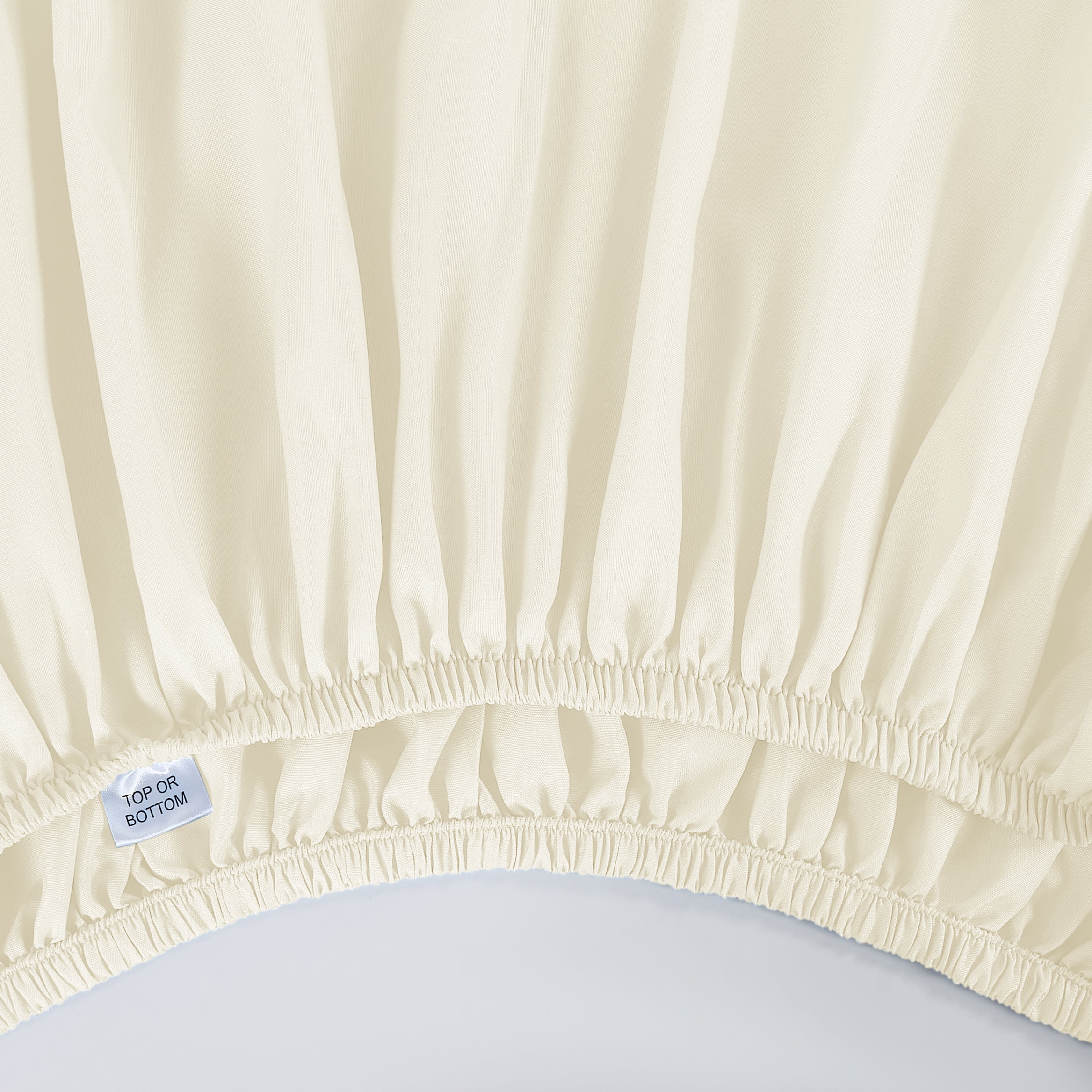 Mainstays Basic Value Microfiber Bed Sheet Set, Vanilla Dream, Full, 4 Piece