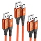 thumbnail image 1 of Cable USB C Sweguard, paquete de 3 unidades, trenzado, 3,1 A, carga rápida, 3 m+2 m+1 m, 1 of 7