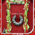 thumbnail image 7 of 8.85 FT Christmas Garland with Ball Red and Green Mesh, Christmas Garland Wreath Ribbon Elf Peppermint Candy Christmas Decoration, for Xmas Tree Mantel Front Door Stairs Outdoor Indoor Party Decor, 7 of 7