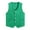 Green, variant on Kids Boys Girls Buttons Volunteer Activity Vest Solid Color Sleeveless Waistcoat Party Red M
