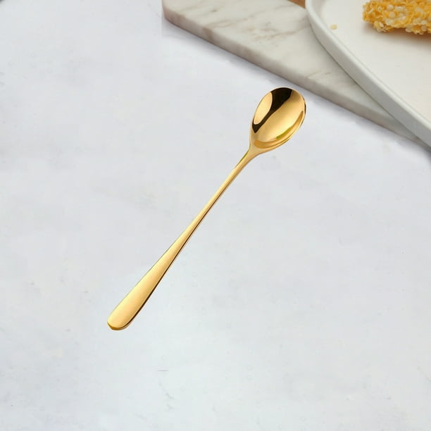 Cuchara para Mezclar Café Helado onlyliua Mango Largo Cuchara para Helado