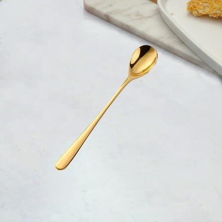 

GiliGiliso Long Handle Ice Scoop Coffee Cold Drink Mixing Spoon Ice Cream Spoon