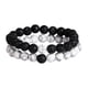 thumbnail image 1 of Fiudx Pulsera de Piedra Negra Esmerilada, Elegante Accesorio para Parejas, Joyería Curativa de Los 7 Chakras, Atrae La Energía de La Riqueza, Complemento Versátil, Regalo Perfecto para Tu Pareja, Inc, 1 of 3
