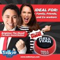 thumbnail image 4 of Talkie Toys Products Botón Hell Yeah - 8 dichos divertidos Hell Yeah - Divertido juguete parlante para juegos Trivia Alivio del estrés Humor de oficina y más, 4 of 5