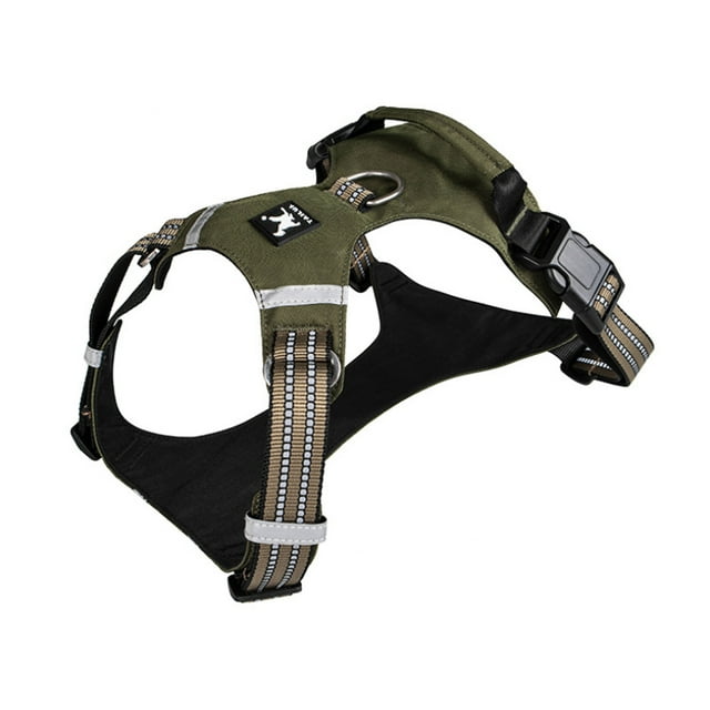 Labymos Gilet Sans Traction avec Poignée Fiable Doux Rembourré Respirant Mesh Réglable Réfléchissant Animal de Compagnie