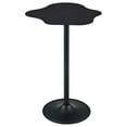 thumbnail image 2 of 42 Inch Modern Bar Table- Black Metal Frame- Irregular Cloud Design, 2 of 5
