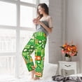 thumbnail image 6 of Picia St Patrick's Day6 Womens Soft Woven Cotton Elastic Waistband Sleep Pajama Pant Lounge Sleep Pant With Pockets And Drawstring-Small, 6 of 9