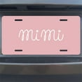 thumbnail image 7 of License Plate, Simple "Mimi" in Pink Decorative Front,Personalized Stainless Steel License Plate Cover For Men Women,12.2" X 6.2", 7 of 7