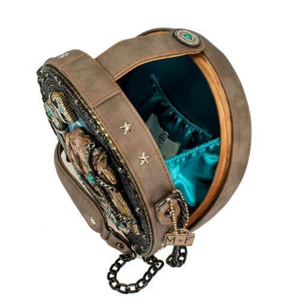Mary Frances Beaded Ready to Ride Horse Black Blue Handbag Bag Shoe New