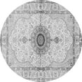 thumbnail image 1 of Ahgly Company Indoor Round Medallion Gray Traditional Area Rugs, 8' Round, 1 of 1