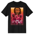 thumbnail image 6 of Squid Game Game and Death Shapes Men's Black Short Sleeve Tee-XXL, 6 of 7
