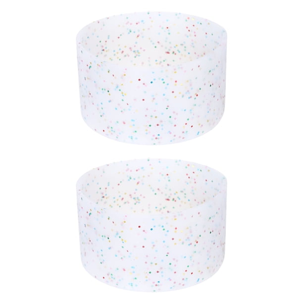 Funda protectora de silicona de 2 piezas para botellas de agua de 20/30/40 oz, funda protectora multicolor