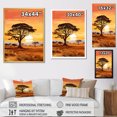 thumbnail image 4 of Designart "Savanna'S Tree Whisper" Tree African Floater Framed Wall Decor, 4 of 5