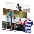 thumbnail image 6 of Exclusive design Cuba Flag Grain 3D Printed Men For Running Bike Soccer Tennis Fitness Sports tshirt Mesh Fans Short T-shirt, 6 of 13