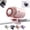 Pink, variant on 2026 Car Clip On Air Conditioner Fan with 16°C Semiconductor Cooling Chips, 199 Speeds Adjustable & LED Display 360° Rotation, Portable Personal Cooler for Office,Umbrella,Bike,Beach