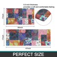 thumbnail image 7 of Colorful Pioneer Flower Patchwork Kitchen Rugs Sets Of 2,Anti Fatigue Kitchen Mat Rugs Non Slip Washable,Decorative Kitchen Floor Mats for Kitchen,Sink,Laundry,17"x30"+17"x47", 7 of 7