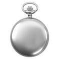 thumbnail image 2 of Men's Silver-Tone Polished Finish Covered Quartz Pocket Watch with Chain # GWC15042SG, 2 of 3
