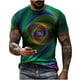 RXIRUCGD Men's Shirts Unisex Daily T Shirt Print Graphic Prints Animal Print Long Sleeve Tops Casual Bloue Homme – image 2 sur 8