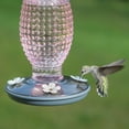 thumbnail image 6 of Perky Pet Vintage Glass Hummingbird Feeder (Cranberry Pink), 6 of 6
