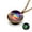 G, variant on Guodhu Solar System Necklace Nebula Galaxy Planet Pendant Double Side Glass Crystal Ball Universe Necklace Handmade Jewelry