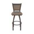 thumbnail image 5 of 870 Hadleigh 36" Swivel Bar Stool with Bronze Finish and Canter Earth Seat and Back, 5 of 5