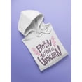 thumbnail image 2 of Born To Be A Unicorn! Hoodie Women -Image by Shutterstock, Female x-Large, 2 of 4