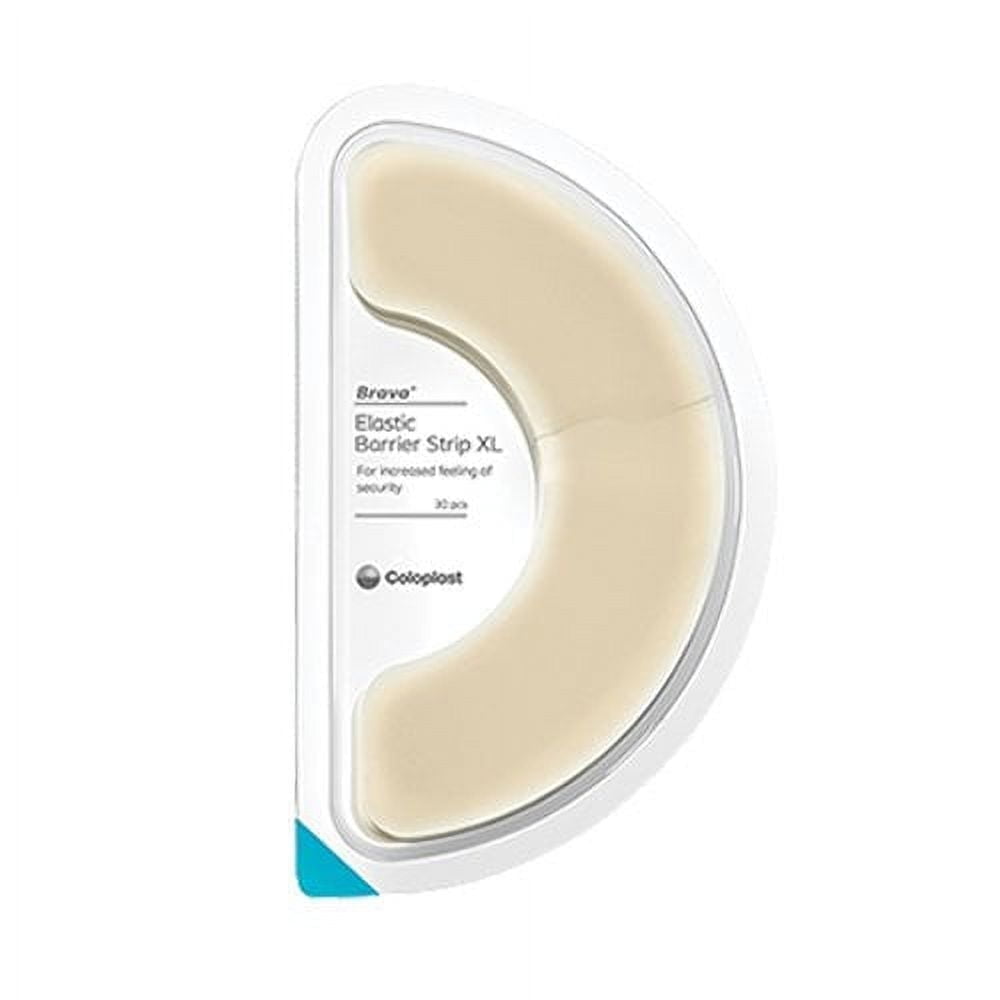 Brava Skin Barrier Strip, Standard Wear Elastic Adhesive Universal X-Large, Box of 30
