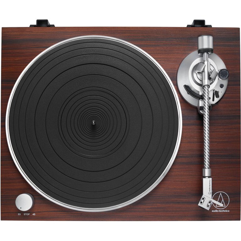 Platine vinyle manual belt drive wood base