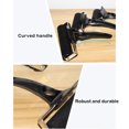 thumbnail image 2 of stanreset 8cm Ink Paint Roller Anti-Skid Plastic Handle Rubber Brayer Printing Crafts Projects Tool black 17x8cm 1Set, 2 of 6