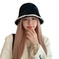 thumbnail image 4 of SikaFu New Fisherman Hat Women's Winter Invalent Version Version Small Basin Hat Big Big Big Plush Cushioning Buck Hat, 4 of 6