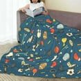 thumbnail image 6 of Vsdgher Sports Ball Ultra-Soft Micro flannel Blanket Throw Blankets for Couch Sofa, Bed (4 sizes)-60"x50", 6 of 7
