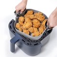 thumbnail image 2 of TRKIYQC Almohadillas de silicona para freidora de aire, forro de silicona para freidora de aire de grado alimenticio, fácil de limpiar, accesorios pae, cesta de freidora de aire reutilizada TRKIYQC casual, 2 of 6