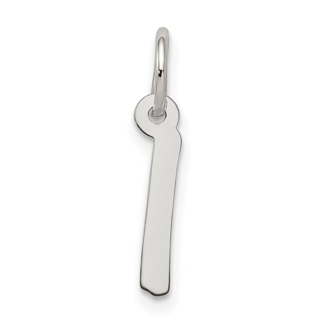 925 Sterling Silver Dainty Letter I Initial Name Monogram Necklace Charm Pendant