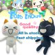 thumbnail image 2 of Botu personalizado Kawaii Toro Inoue, muñecos de peluche de gato, regalos de Navidad suaves, figura de anime, gato blanco y negro, peluche de Toro Inoue, 2 of 4