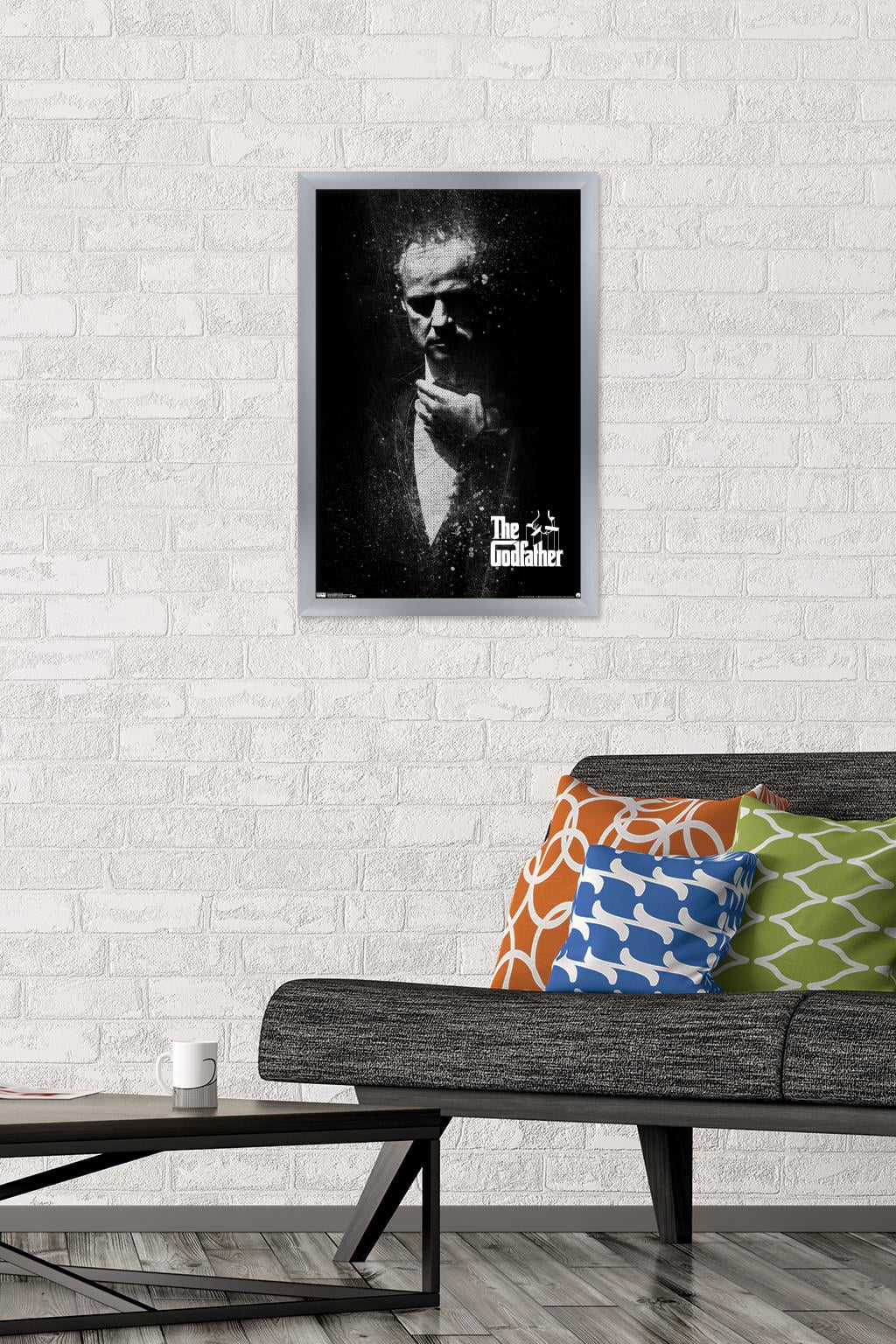 The Godfather - Portrait Wall Poster, 14.725" x 22.375", Framed