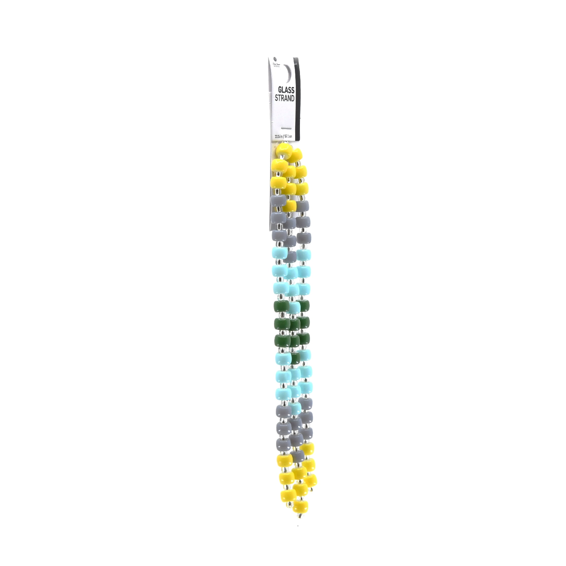 (2 pack) Blue Moon Beads Multi-Color Aqua Glass Bead Strand, 22.5 inches, 3 Pieces