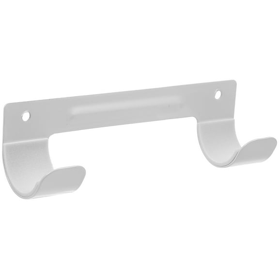 Raindrops Wall Mount Ironing Board Holder for Storage White Steel and EVA with Strong Load Bearing Ability 1 piece