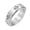 Silver, variant on Men Stainless Steel 6mm Fidget Ring Cross Spinner Band with Cubic Zirconia Inspirational Anxiety Rings Gold Size 12