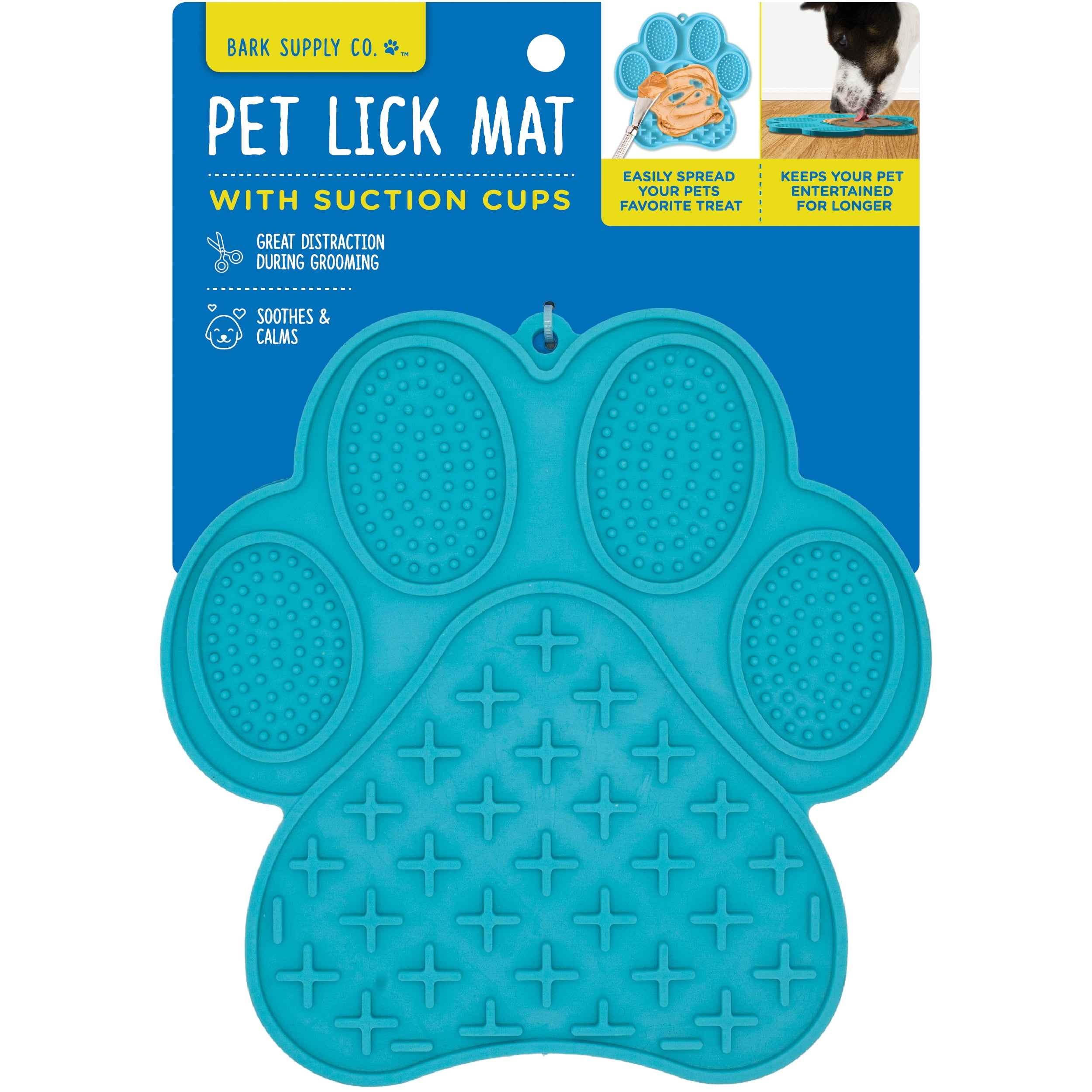 Dog Lick Treat Mat with Suction Cups Peanut Butter Lick mat for Pet  Bathing, Grooming, and Dog Training – Everyday Free Item