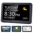 thumbnail image 1 of Reloj Calendario Digital Raynic 7" 20 Alarmas 12/24H Negro, 1 of 9