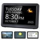 thumbnail image 1 of Reloj Calendario Digital Raynic 7" 20 Alarmas 12/24H Negro, 1 of 9