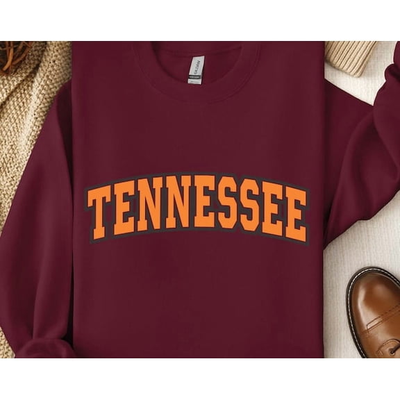 Vintage Tennessee Sweatshirt: Travel State Crewneck Hoodie, Sweatshirt Size S-5Xl