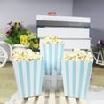 thumbnail image 5 of Striped Popcorn Boxes Party Pack | Pink Disposable Paper Cartons 12pc • Large Capacity Snack Holder • Sturdy Food Packaging • Eye-Catching Design • For Gatherings, Events, Movie Nights • 4.13"x2.95", 5 of 6
