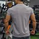 thumbnail image 3 of pstuiky camisetas de hombre, Blusas casuales de verano para hombre, de manga corta, color liso, con cuello redondo y para fitness ropa de hombre m, 3 of 3