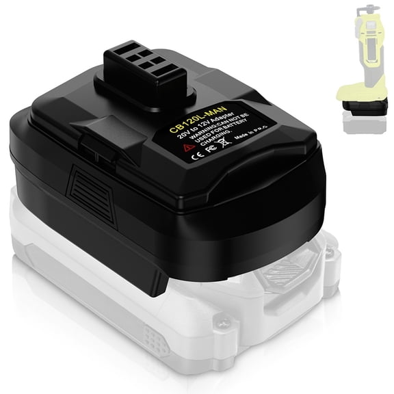 For Crafts-man 20V Lithium Batteries Compatible with For Ryo.bi 12V Lithium-ion Battery Tools Battery Adapter Converter