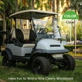 thumbnail image 3 of 10L0L Golf Cart Windshield for Club Car Precedent 2004-up,Clear Folding Down Windscreen, 3 of 8