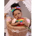 thumbnail image 5 of HOOMAI Lifelike Reborn Baby Dolls with Soft Body African American Realistic Girl Doll 22.8 Inch Best Birthday Gift Set, 5 of 5
