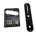 thumbnail image 3 of lionlar Saddle Bridge Plate Sturdy Hardtail Bridge for Musical Instrument black, 3 of 9