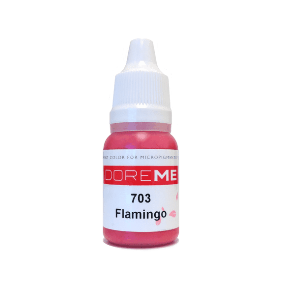 DOREME Permanent Makeup Pigment - Organic Lip Ink Color Tattoo Micro Cosmetic Micropigmentation - Flamingo